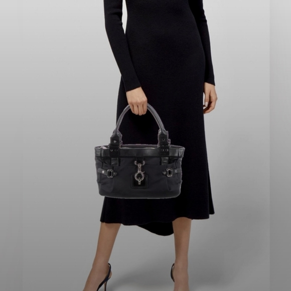 Furla Black Nylon and Leather hobo bag EUC - Picture 16 of 16